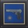 Подарунковий настінний колаж пістолет ТТ і емблема СБУ