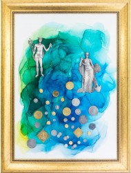 Авторское панно "Боги богатства" Авторское панно "Боги богатства"