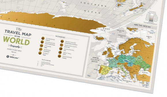 Скретч-карта мира Travel Map Geography World Скретч-карта мира Travel Map Geography World