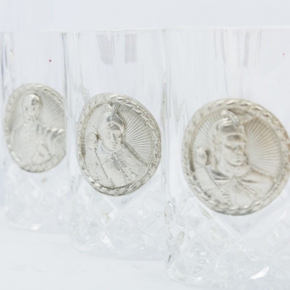 Набір графин + 6 склянок для віскі "Козацькому роду нема переводу" Набір графин + 6 склянок для віскі "Козацькому роду нема переводу"