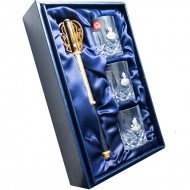 Набір булава + 3 склянки для віскі 