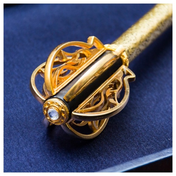 Набір булава + 3 склянки для віскі "Козацькому роду нема переводу"