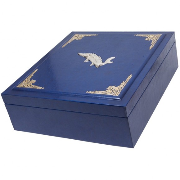 Набір графин + 6 склянок для віскі "Рибалка"