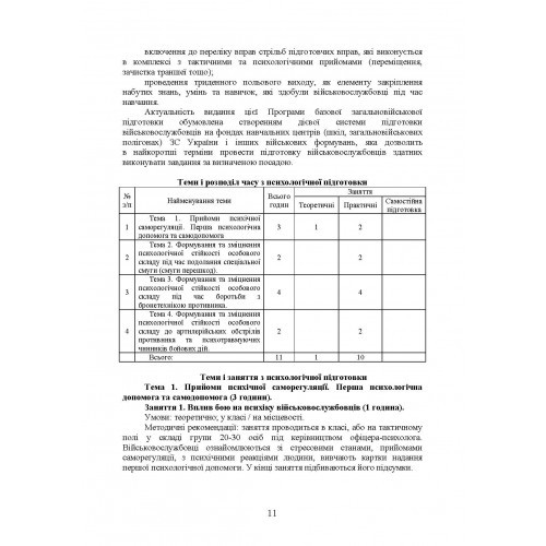 Збірник стандартів психологічної підготовки у Збройних Силах України Збірник стандартів психологічної підготовки у Збройних Силах України