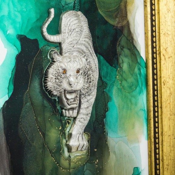 Авторське панно "Грошовий тигр" Авторське панно "Грошовий тигр"