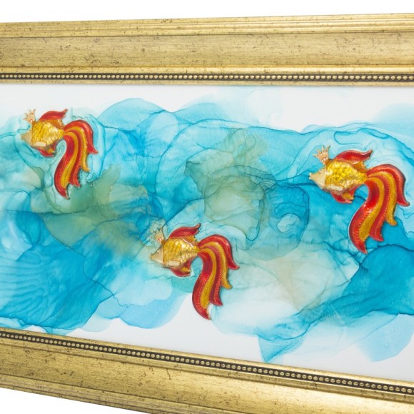 Авторське панно "Золоті рибки" Авторське панно "Золоті рибки"