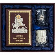 Набір з 2-х склянок для віскі + книга 