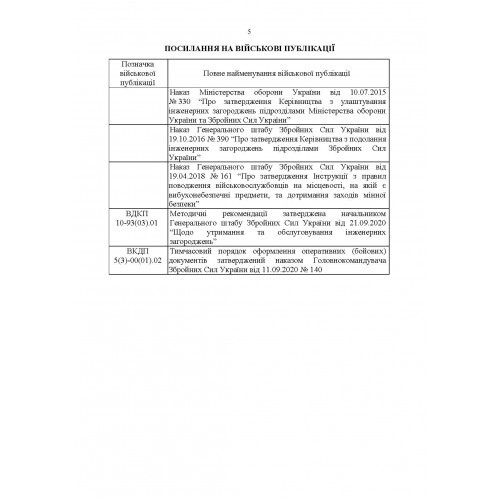 Порядок оформлення та ведення документів про інженерні загородження. За досвідом проведення ООС (раніше АТО)