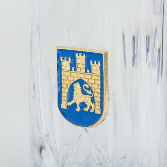 Набір графин + 6 склянок для віскі "Герб Львова та Тризуб" Набір графин + 6 склянок для віскі "Герб Львова та Тризуб"