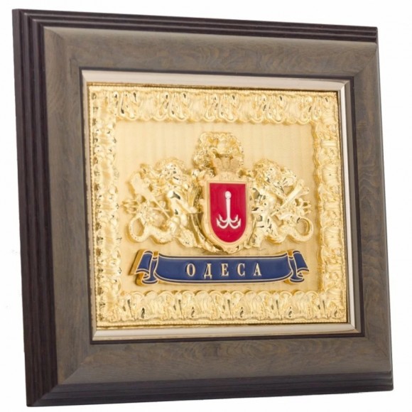 Коллаж "Герб Одессы с тритонами"