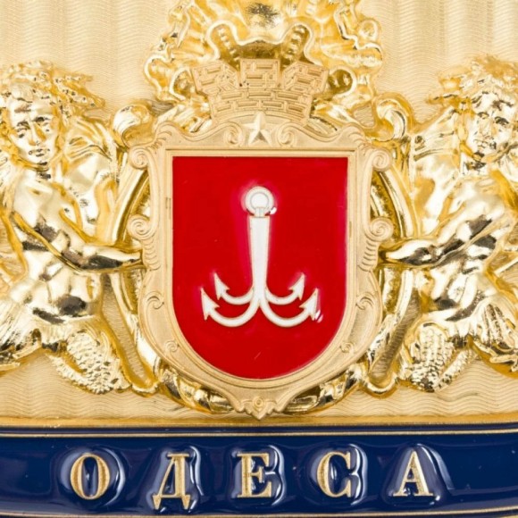 Коллаж "Герб Одессы с тритонами"