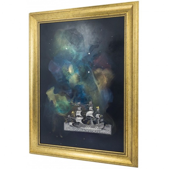 Авторское панно "В космос под парусом"