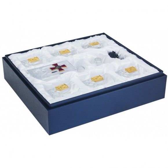 Набір графин + 6 склянок для віскі "ЗСУ" Набір графин + 6 склянок для віскі "ЗСУ"