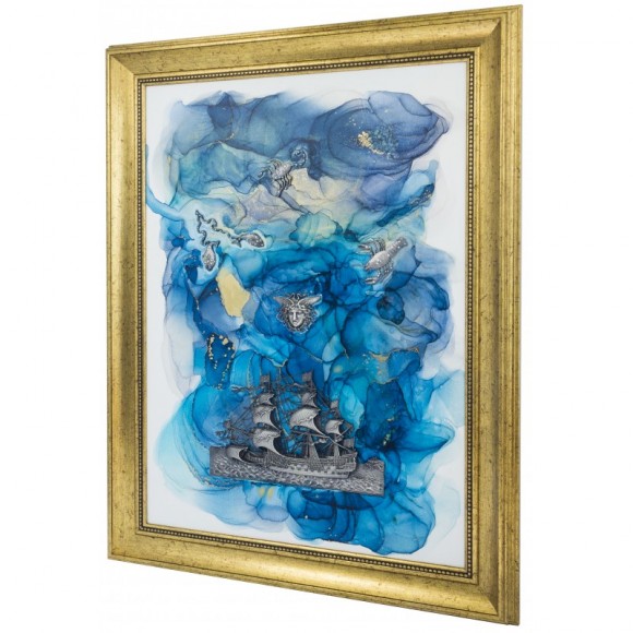 Авторское панно "Знаки зодиака с кораблём" Авторское панно "Знаки зодиака с кораблём"