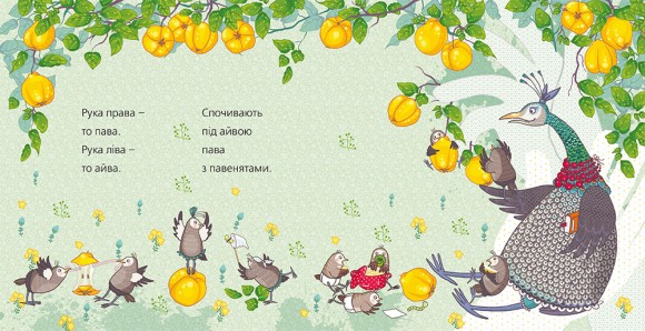 Пава з павенятами Пава з павенятами