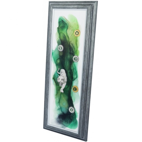 Авторське панно "Грошовий тигр" Авторське панно "Грошовий тигр"