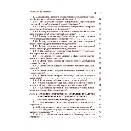 Міжнародний маркетинг. В питаннях та відповідях