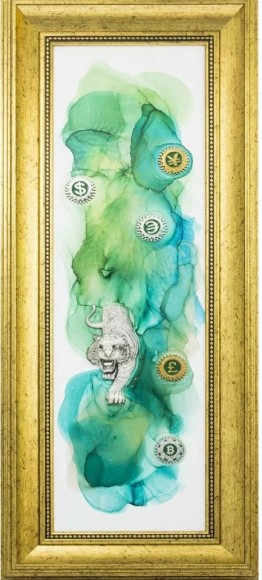 Авторське панно "Грошовий тигр" Авторське панно "Грошовий тигр"