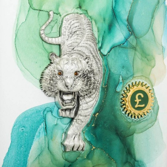 Авторське панно "Грошовий тигр" Авторське панно "Грошовий тигр"