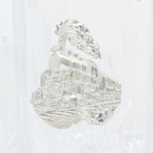 Набір графин + 4 склянки для віскі "Залізничний"