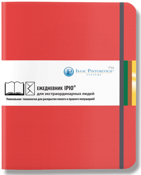 Книга-ежедневник "IPIO" красный Книга-ежедневник "IPIO" красный