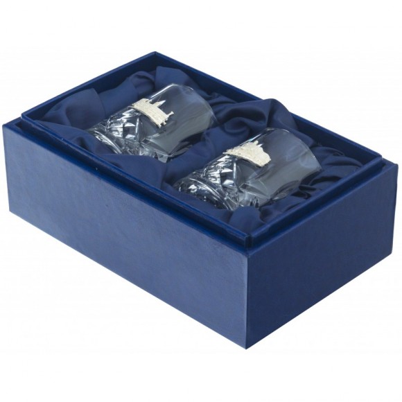 Набір з 2-х склянок для віскі "Залізничний" Набір з 2-х склянок для віскі "Залізничний"