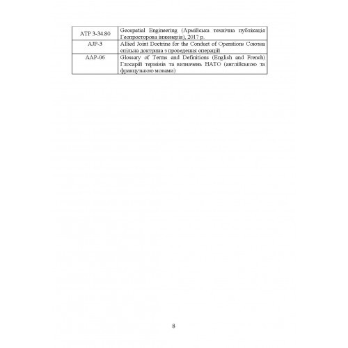 Бойовий статут Сухопутних військ «Геопросторова підтримка сухопутних військ Збройних Сил України»