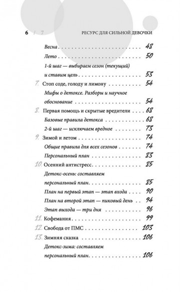 Ресурс для сильной девочки. Пошаговый детокс-план на каждый сезон Ресурс для сильной девочки. Пошаговый детокс-план на каждый сезон