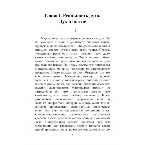 Дух и реальность. Основы богочеловеческой духовности