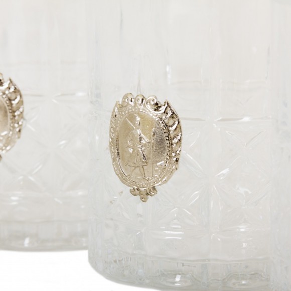 Набір булава + 3 склянки для віскі "Козак" Набір булава + 3 склянки для віскі "Козак"