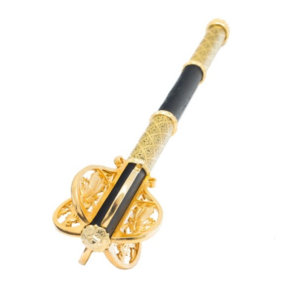 Булава (пернач) в футляре с гетманами Украины