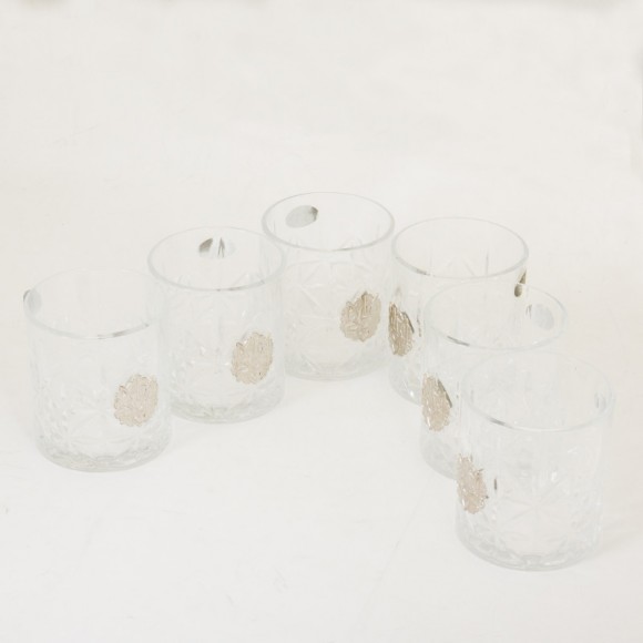 Набір з 6 склянок для віскі "Тризуб" Набір з 6 склянок для віскі "Тризуб"