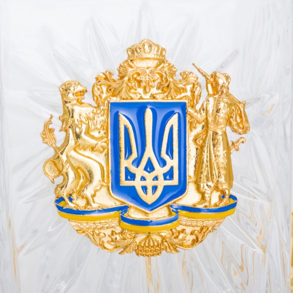 Набор графин + 6 стаканов для виски "Добрый вечер мы из Украины"