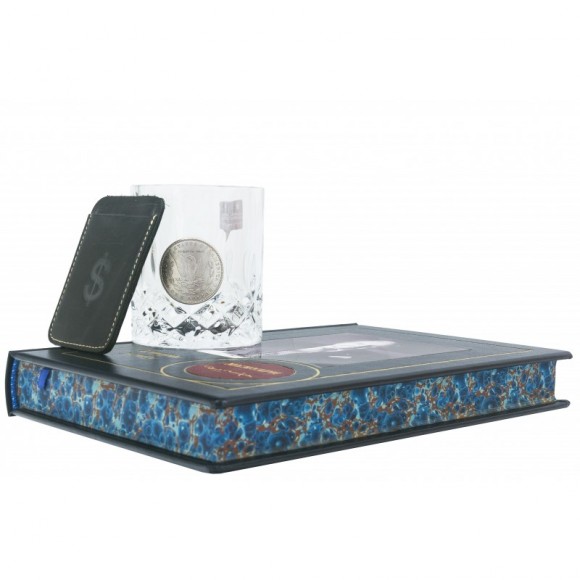 Подарунковий набір "Історія успіху". Девід Рокфеллер. Мемуари + склянка + гаманець