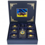 Набор графин + 6 стаканов для виски "Танк Леопард" Набор графин + 6 стаканов для виски "Танк Леопард"