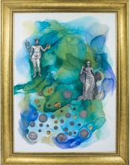 Авторське панно "Боги багатства" Авторське панно