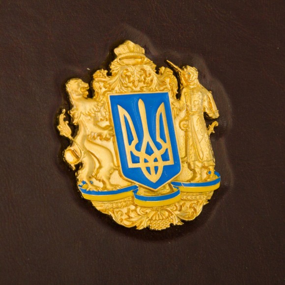 Набор графин + 3 стакана для виски "Тризуб"