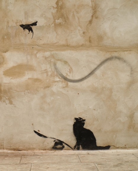 Banksy: Ви становите загрозу прийнятного рівня (Якби було не так, ви б уже про це знали)