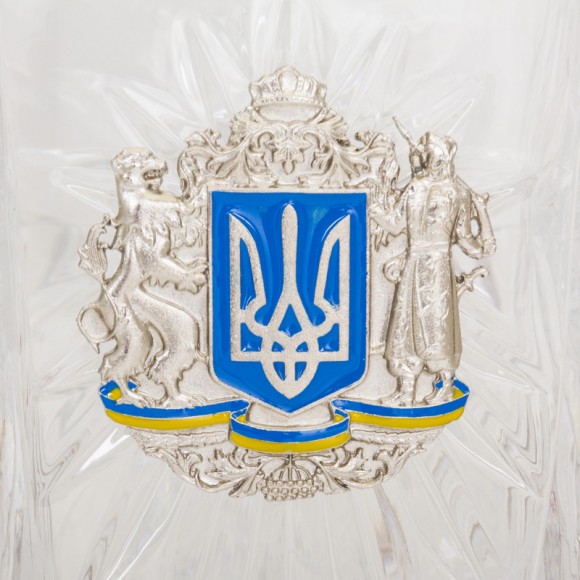 Набор графин + 6 стаканов для виски "Тризуб" Набор графин + 6 стаканов для виски "Тризуб"