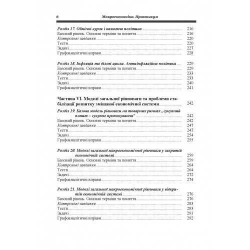 Макроекономіка. Практикум