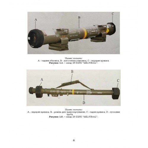 Пам’ятка по застосуванню ПЗРК «MISTRAL», «STINGER», «PIORUN»