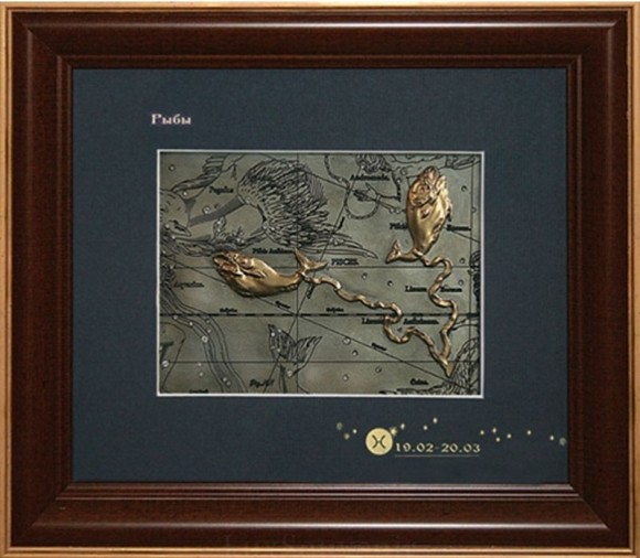 Картина "Знак зодиака - Рыбы" Картина "Знак зодиака - Рыбы"