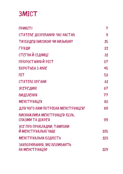 Книга для дівчат. Посібник зі статевого дозрівання від Еллен та Ніни