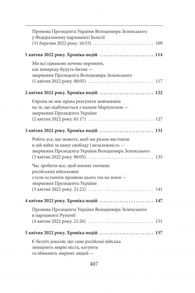 Другий місяць війни. Хроніка подій. Промови та звернення Президента Володимира Зеленського Другий місяць війни. Хроніка подій. Промови та звернення Президента Володимира Зеленського