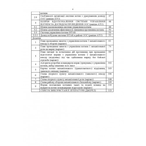 Організація, управління та вдосконалення системи вогню в сучасних умовах (за досвідом проведення ООС (раніше АТО)