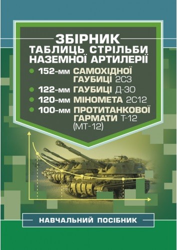 Збірник таблиць стрільби наземної артилерії Збірник таблиць стрільби наземної артилерії