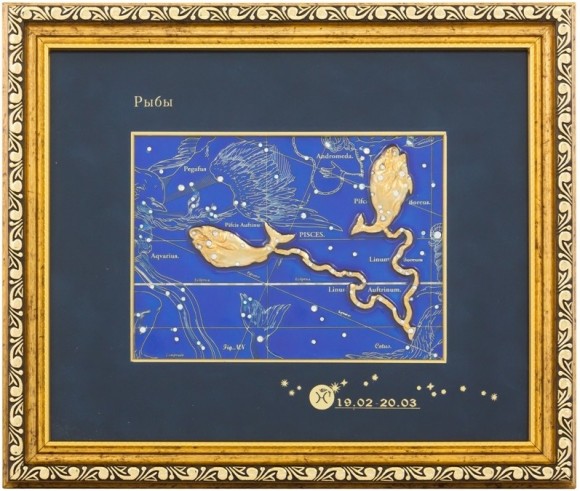 Картина "Знак зодиака - Рыбы" Картина "Знак зодиака - Рыбы"
