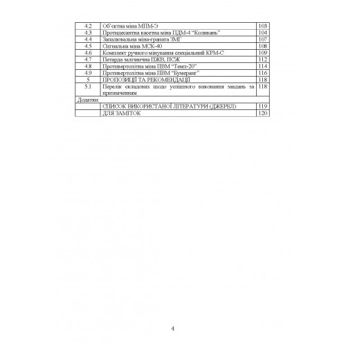 Інженерні боєприпаси, які використовувались (можуть використовуватись) збройними силами РФ або НЗФ на сході України (за досвідом проведення ООС (раніше АТО))