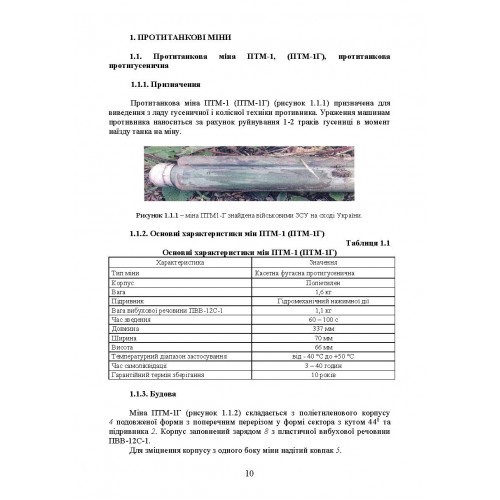 Інженерні боєприпаси, які використовувались (можуть використовуватись) збройними силами РФ або НЗФ на сході України (за досвідом проведення ООС (раніше АТО))
