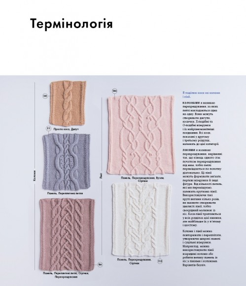 Енциклопедія візерунків. Джгути, коси, арани. Посібник із плетіння та дизайну Енциклопедія візерунків. Джгути, коси, арани. Посібник із плетіння та дизайну